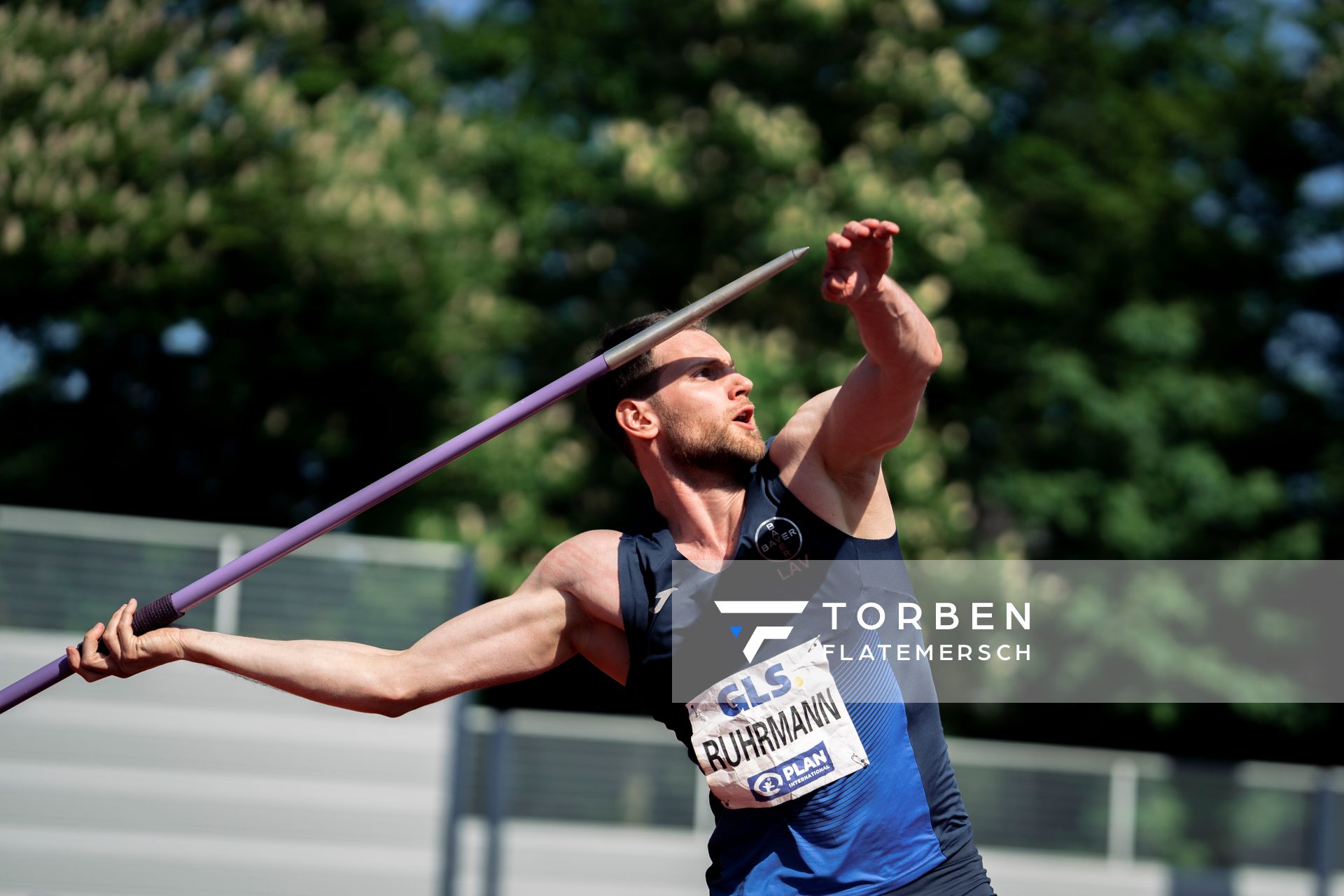 Jan Ruhrmann (LAV Bayer Uerdingen/Dormagen) im Speerwurf am 08.05.2022 beim Stadtwerke Ratingen Mehrkampf-Meeting 2022 in Ratingen
